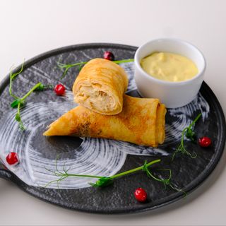 Блин с филе курицы