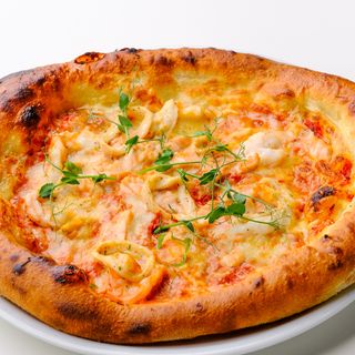 Пицца с морепродуктами