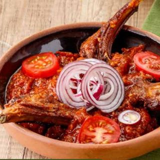 Антрекот на аджике