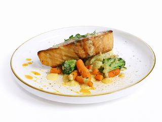 Лосось в медовом соусе 