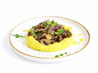 Бефстроганов с грибами