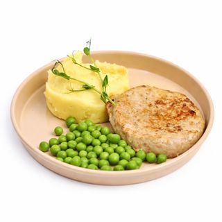 Куриная котлетка с пюре