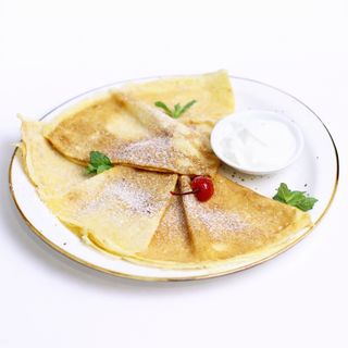 Блинчики со сметаной 