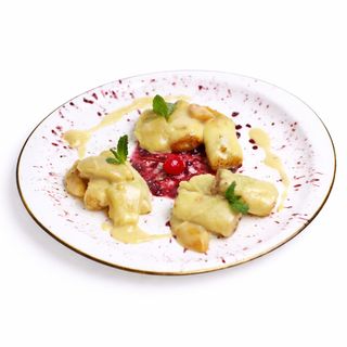 Творожные ньокки с фруктами