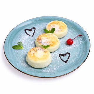 Сырники с творогом и сметаной 