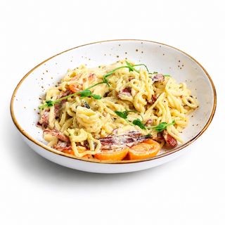 Фреш-паста с говяжьим беконом