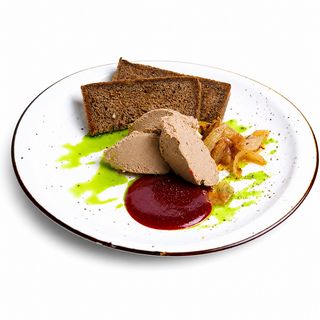 Куриный паштет с клюквенным чатни