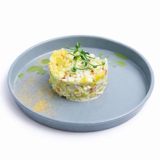 Салатик с крабовыми палочками