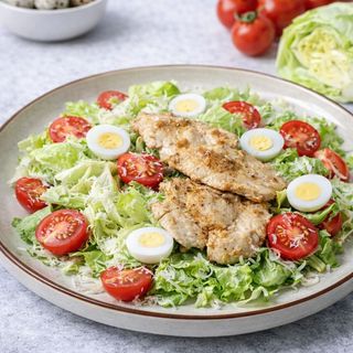 Салат "Цезарь с курицей"