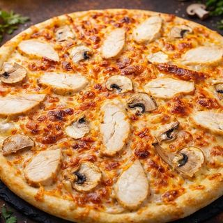 Пицца "Курица с грибами" 33 см