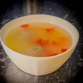 Лапша домашняя с фрикадельками