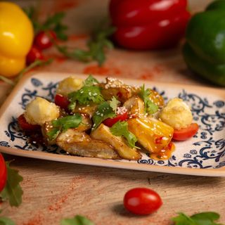 Салат "Хрустящий баклажан"