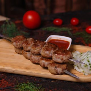 Шашлык-рулет из фарша