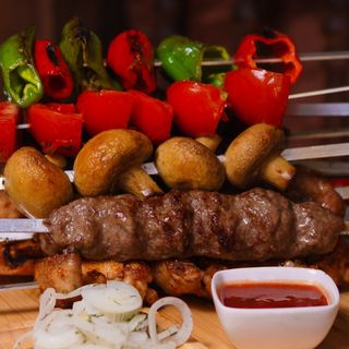 Шашлык из овощей