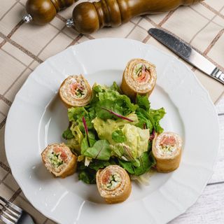 Блинчики с сёмгой