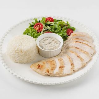 Куриное филе с рисом