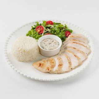 Куриное филе с рисом