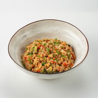 Рис с куриным филе в японском стиле