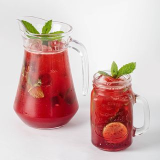 Клубничный с лаймом и мятой