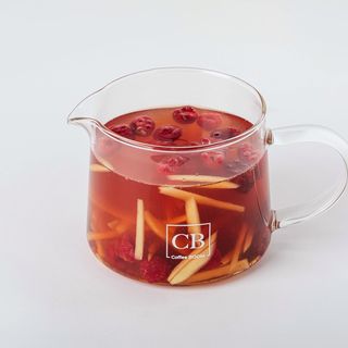 Чай с малиной и имбирем