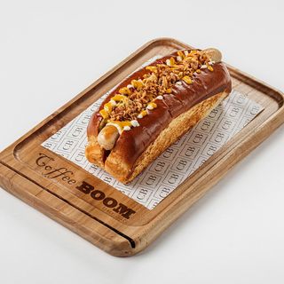 Датский хот-дог с булочкой бриошь