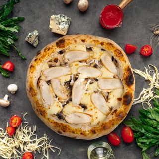 Пицца "Курица и грибы"