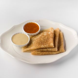 Блины со сгущенным молоком