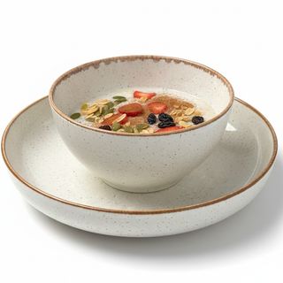 Овсяная каша с клубникой