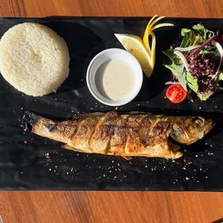 Сибас на гриле