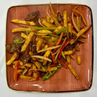Фри с мясом