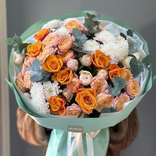 Букет "Бирюзовая мечта"