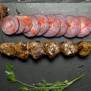 Шашлык из печени
