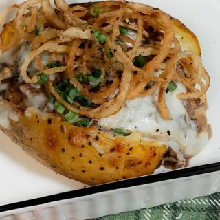 Кумпир с брискетом