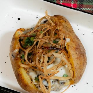 Кумпир с грибами