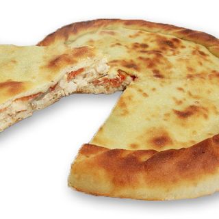 Пирог русский с курицей и грибами