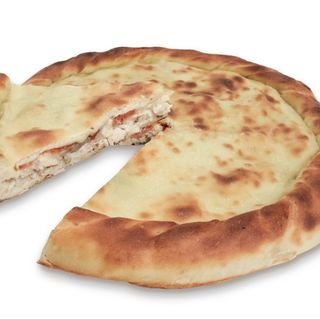 Пирог русский с курицей и грибами