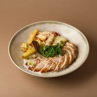 Куриное филе с фрики фри