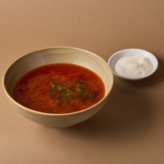 Борщ с копченным брискетом