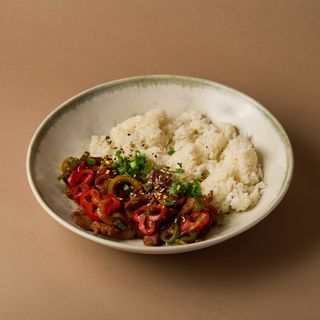 Острая говядина с соусом бульгоги