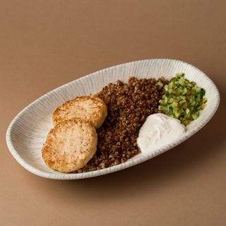 Куриные котлеты с домашней сметаной