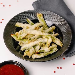 Панировкаға салынған бұршақ/ Фасоль в панировке