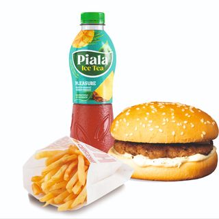 Гамбургер, фри, Piala