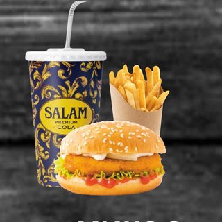 Микс с чикенбургером