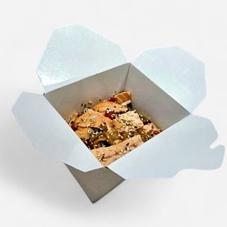 Лапша Wok с лососем