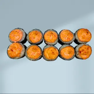Запеченный ролл с грибами