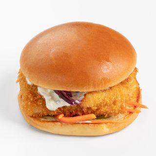 Бургер с креветками