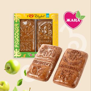 Алма повидлосымен пряник жиынтығы 2дана / 680г / Набор пряников с яблочным повидлом 2шт/680гр