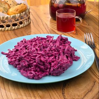 Салат Свекла с майонезом и чесноком 450 гр