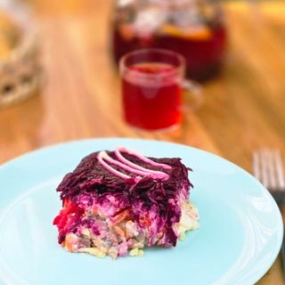 Салат Сельдь под шубой 220 гр