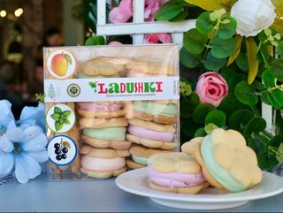 Зефир Сэндвич-печенье Ассорти 10шт/370г